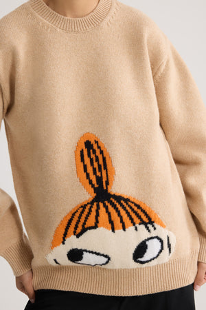 Patou x Moomin 리틀 미 크루넥 니트