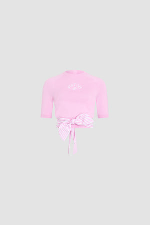 コットンポプリン ノット Tシャツ