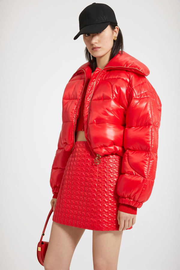 Patou - Short puffer jacket in eco-friendly polyamide