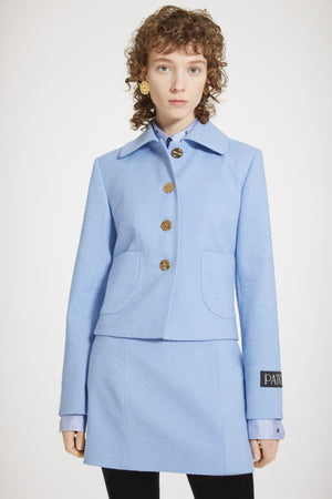 Minigonna in tweed stretch