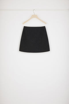 Mini skirt in stretch tweed
