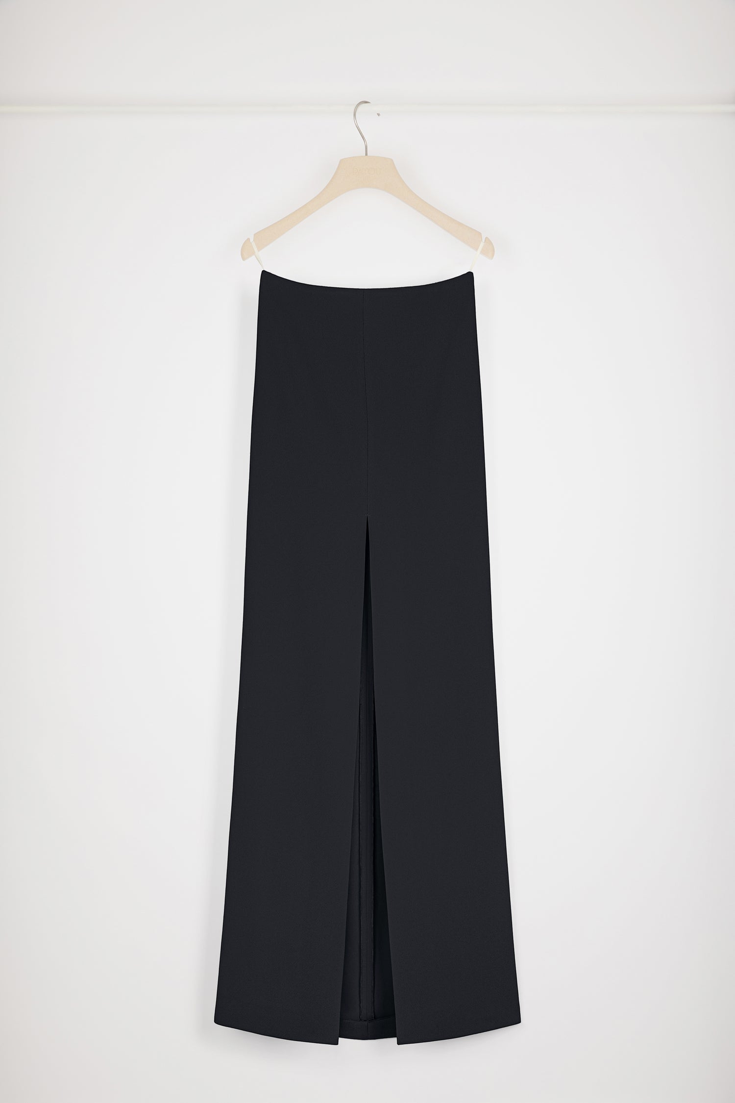 Patou Jupe longue fendue en crepe technique