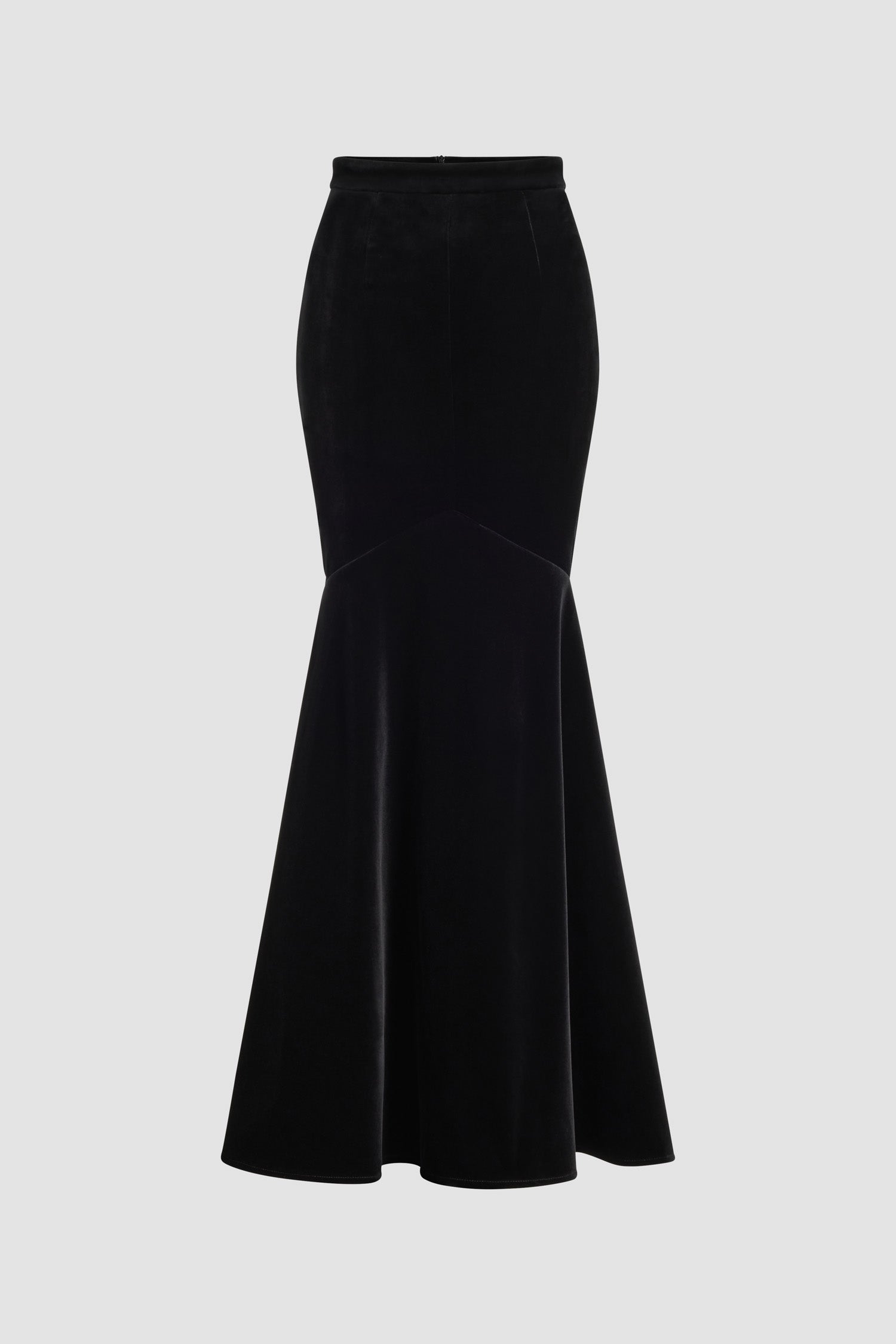 Patou - MIDI PEPLUM SKIRT - Black - Black - MIDI PEPLUM SKIRT