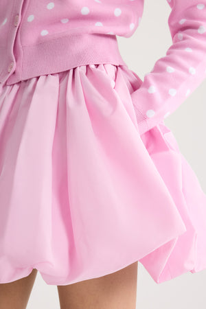 Recycled Faille Mini Bloomer Skirt