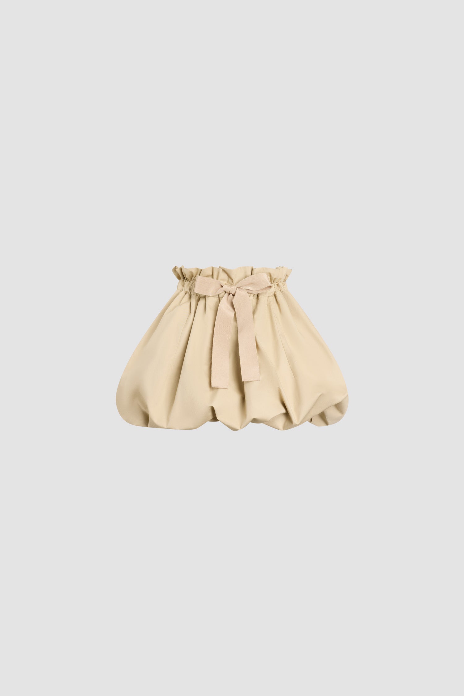 Patou - Gonna bloomer in cotone biologico - Safari Sand - Gonna bloomer color sabbia in cotone biologico. Coulisse in vita.