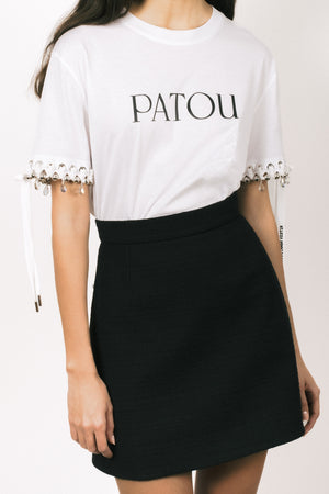 Patou Upcycling オーガニックコットン パトゥロゴTシャツ