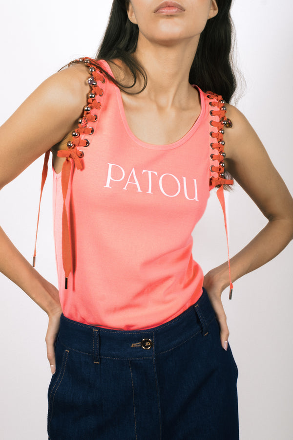 Patou - Patou Upcycling オーガニックコットン パトゥ タンクトップ