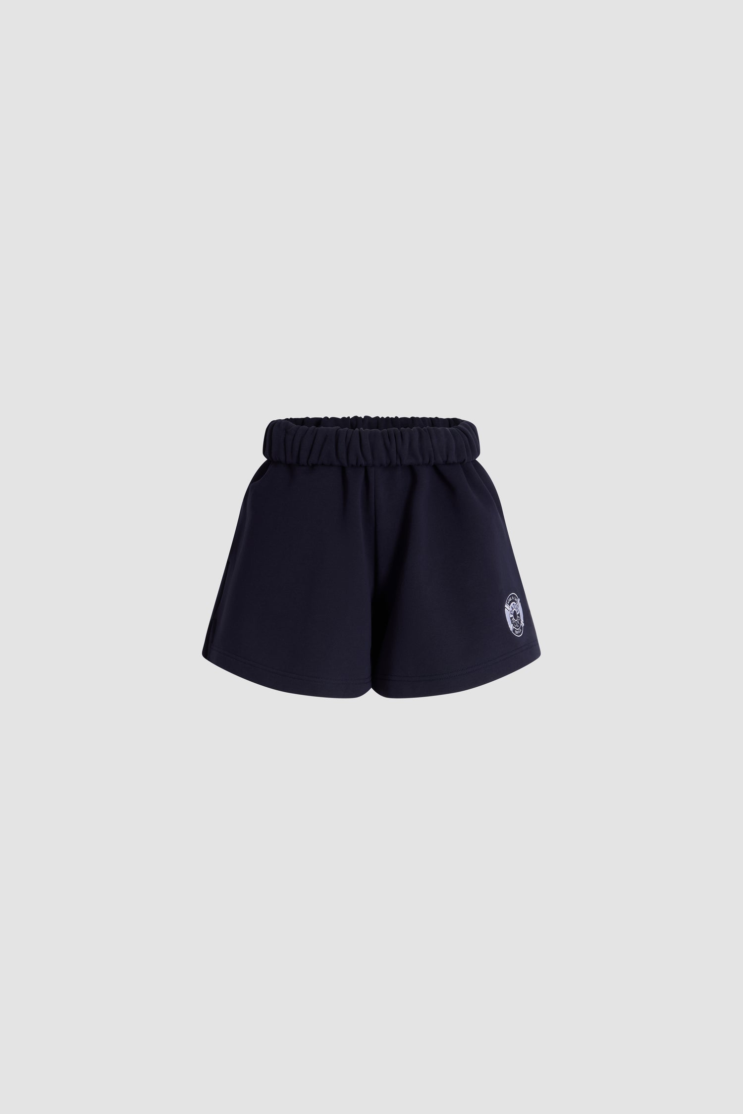 Patou - Patou x Hôtel Du Cap-Eden Roc Jersey Shorts In Organic Cotton - Deep Sea Blue - A summer capsule collection exclusively available at Hôtel du Cap-Eden-Roc.Navy blue shorts in organic cotton. Elasticated waistband. Short and loose fit. Patou logo on the leg.