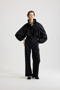 La Patou Blouse in recycled faille