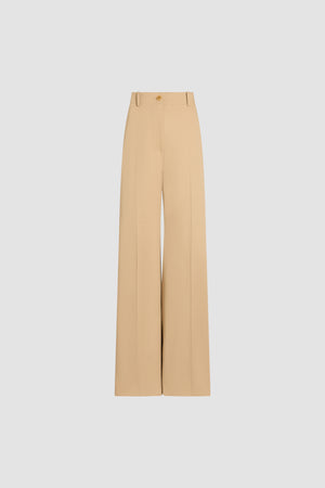 Iconic gabardine trousers in organic cotton