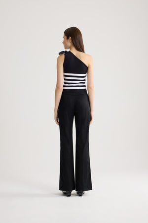 Pantalone iconico in gabardine bio