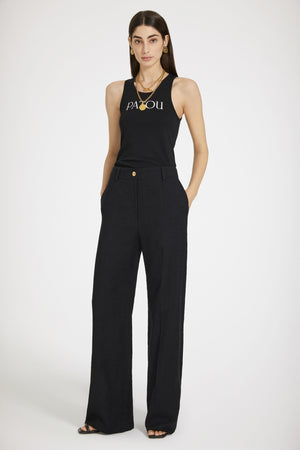 Pantalone iconico in tweed di cotone