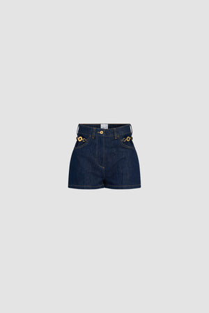 Pantaloncino mini in denim