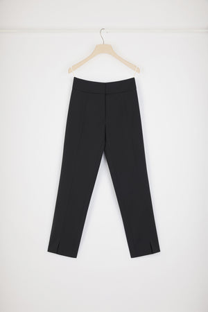 Pantalone affusolato in lana tecnica