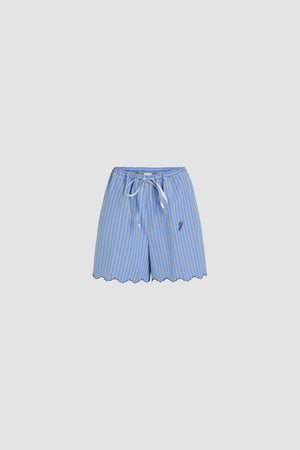 Pantaloncino in popeline di cotone bio stampato