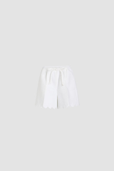 ショートパンツ PATOU SS25 Embroidered cotton shorts (TR0460190 5066) Patou | Trousers & Shorts