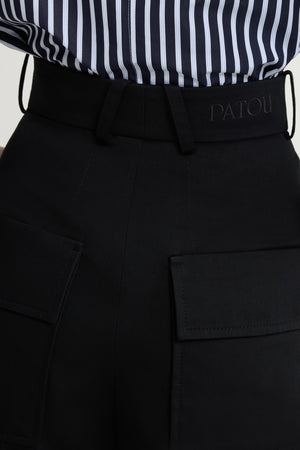 Bermudashorts aus Bio-Baumwollgabardine