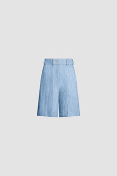 Denim-Bermudashorts aus Baumwollmischung