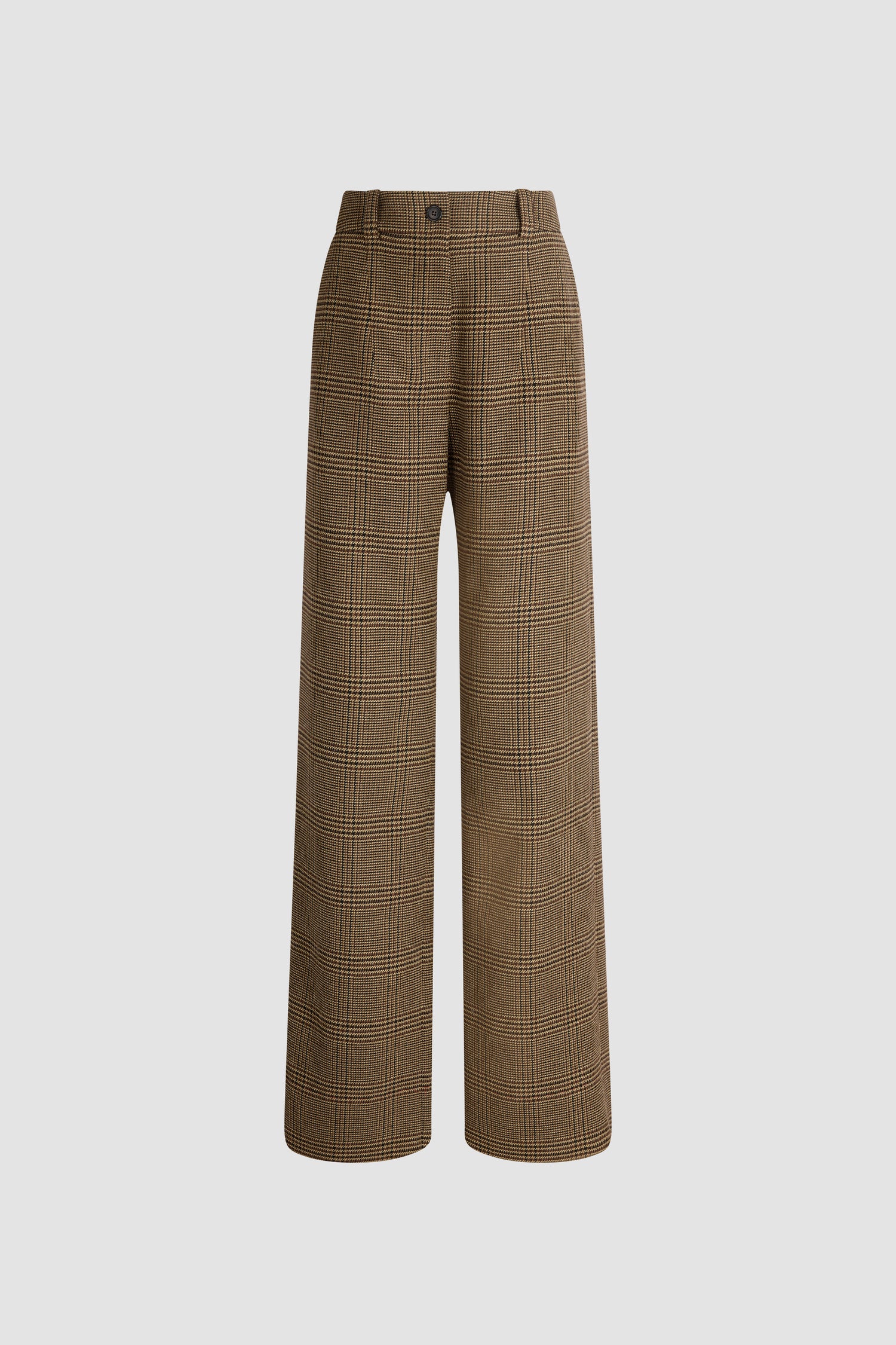 Patou - Pantaloni dritti - Autumn Prince Of Wales - Pantaloni con motivo Principe di Galles. Taglio affusolato. Vita alta. Chiusura con bottone e passanti in vita.