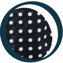 Night Blue Polka Dots