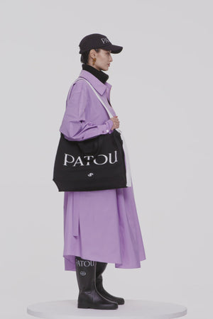Vestito maxi in raso riciclato