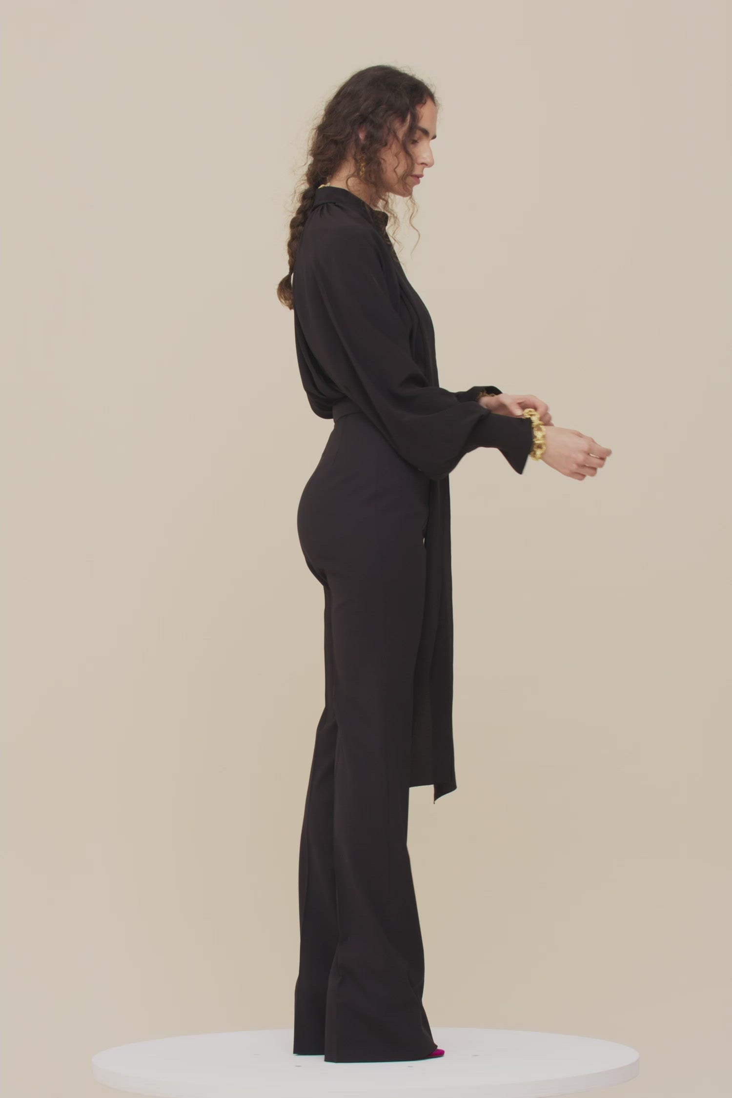 Patou | Slim flare wool trousers