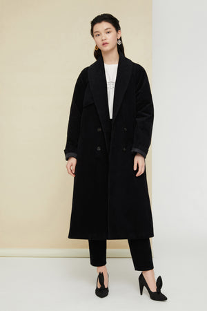 Corduroy trenchcoat