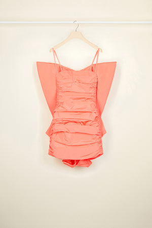 Butterfly faille dress