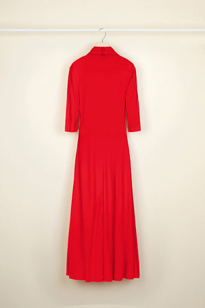 Necktie midi dress