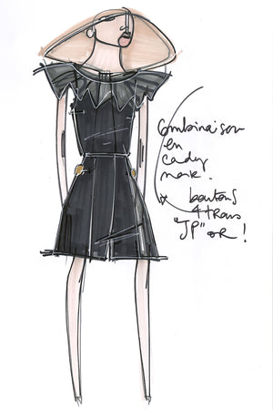 Jumpsuit mit Cut-Outs hinten.