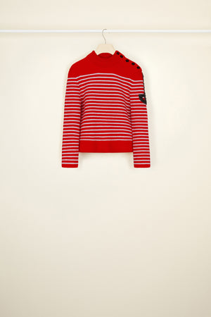 Iconic jewelled Breton jumper