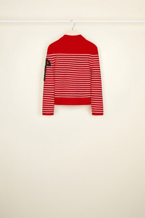Iconic jewelled Breton jumper