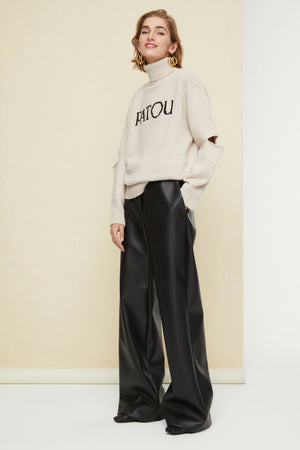 Maglione Patou con tagli cut-out