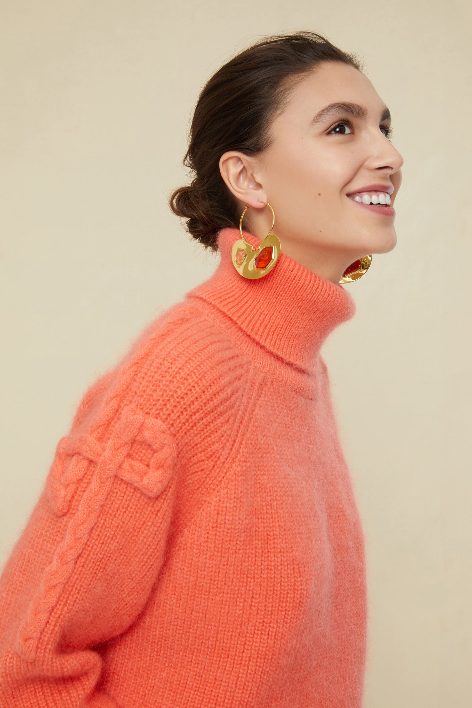 Patou Mohair blend turtleneck jumper