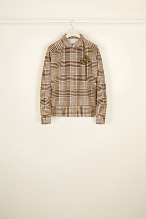 Blouson en coton tartan