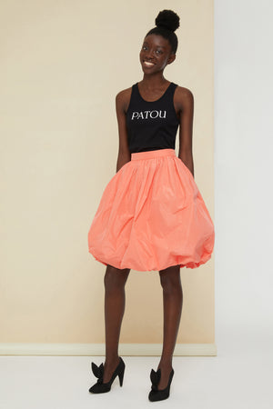 Faille bubble skirt