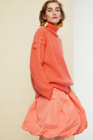 Faille bubble skirt