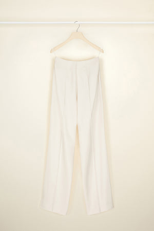 Pantalone a gamba dritta in lana vergine