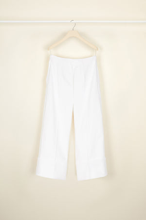 Pantalone iconico in cotone spina di pesce