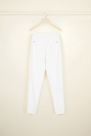 Corduroy carrot trousers