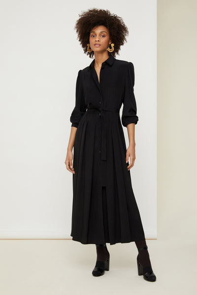 black pleated dress shirt Pleated Black Tuxedo Shirt