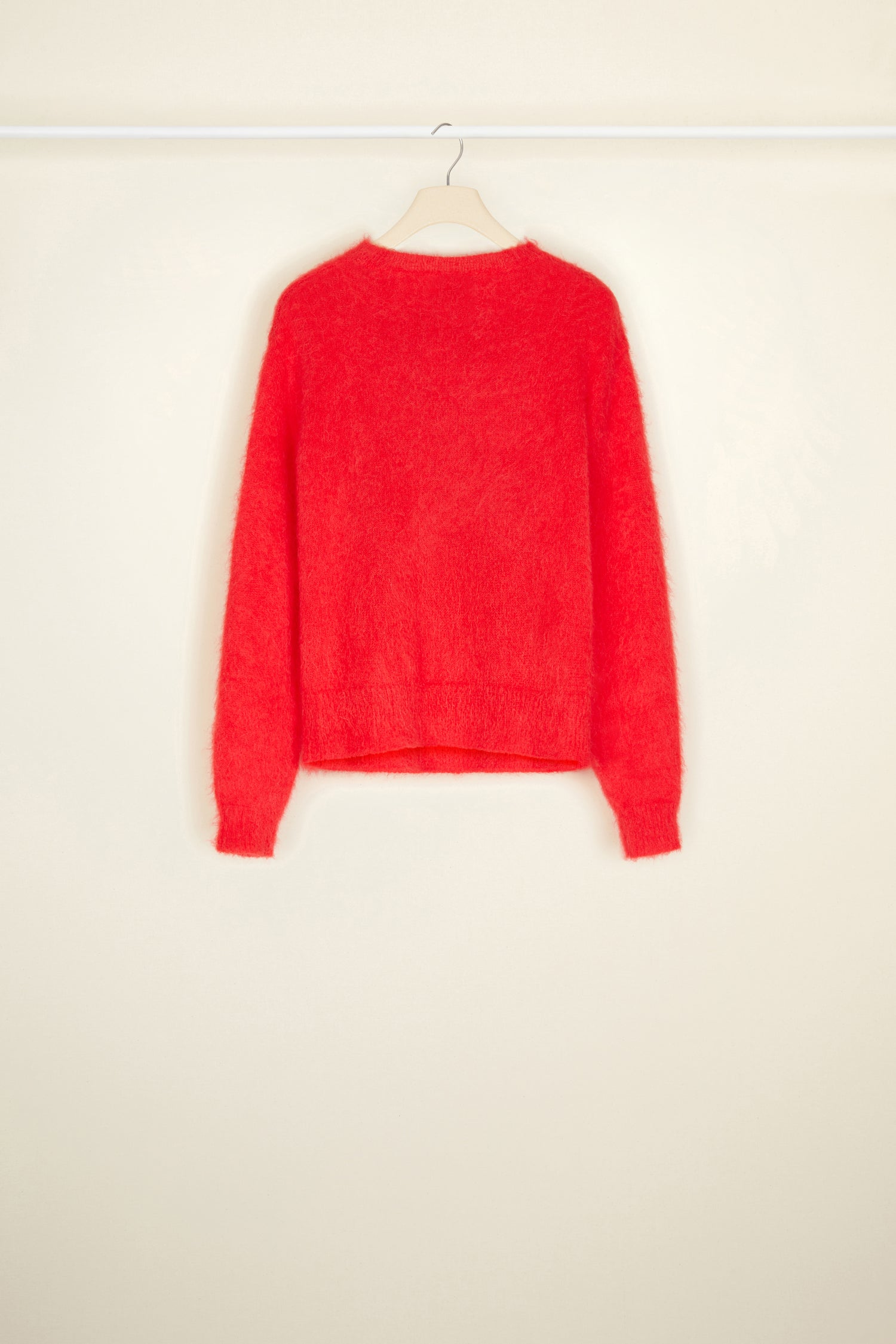 Patou - Jacquard jumper in mohair and alpaca - Multicolor - Soft to the touch and light as air, it must be mohair.Multicoloured jumper in a mohair and alpaca blend.  Jacquard pattern inspired by Fantasia Botanica’s new signature print. Crewneck style with ribbed collar, cuffs and hem. Lightweight knit.