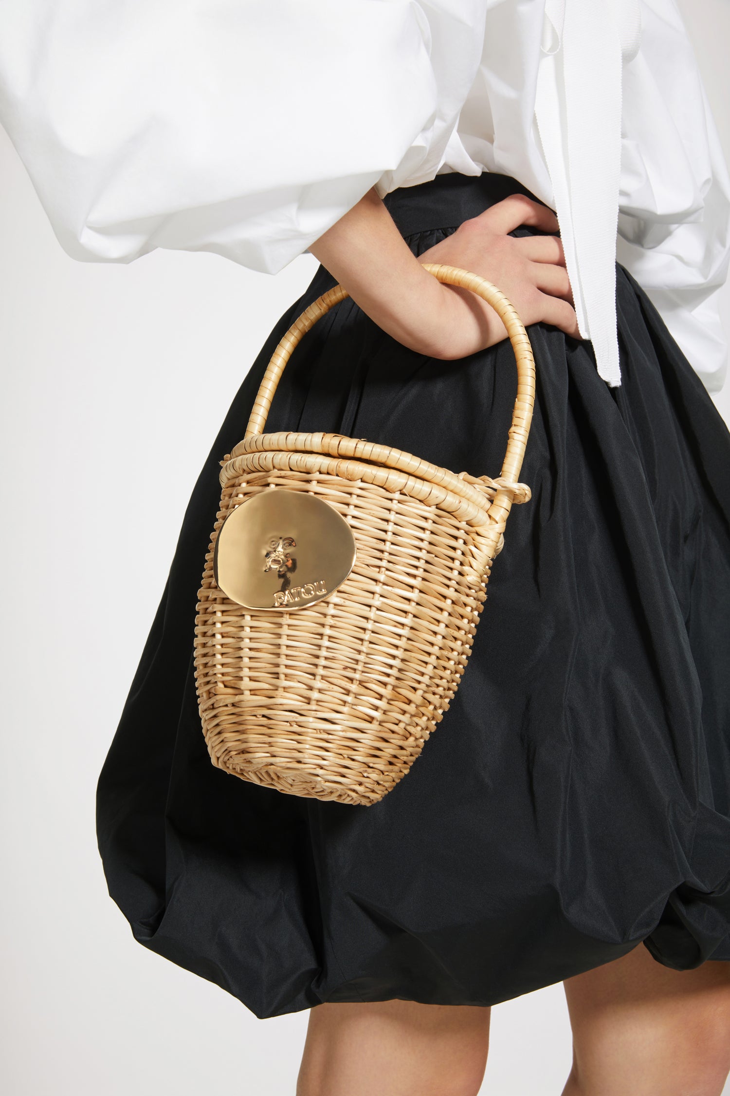 パトゥ PATOU バケツバッグ WICKER ウィッカー バスケット かごバッグ AC0030043 0002