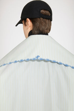 Colletto ricamato in cotone bio