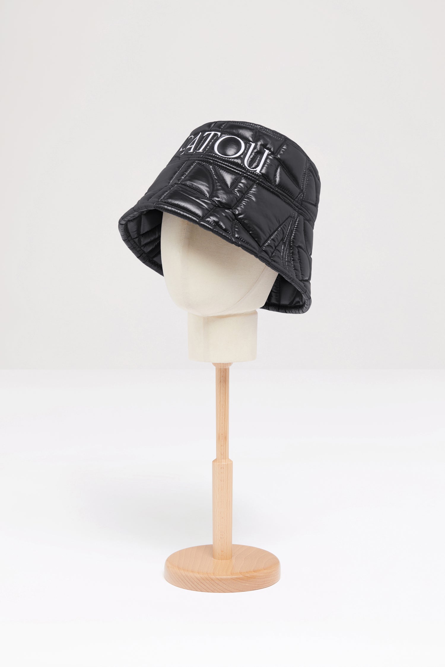 LOUIS VUITTON Monogram hat Sun visor Nylon Black