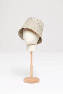 Patou bucket hat in organic cotton jacquard