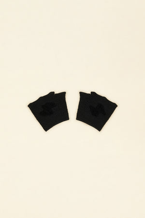 JP fingerless gloves in organic cotton