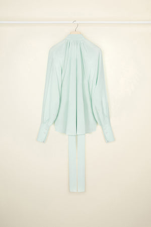 Silk lavallière blouse