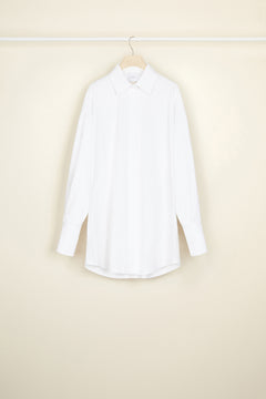 Mini shirt dress in organic cotton