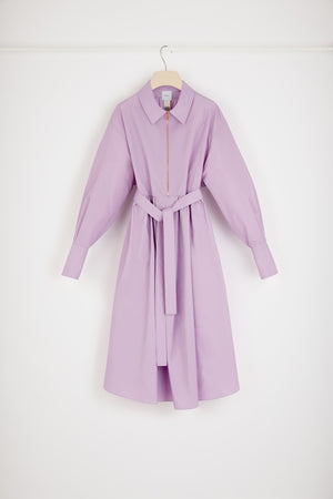 Vestito maxi in raso riciclato